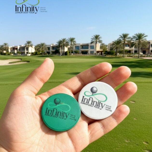 Infinty Ball Marker Pair (white/green)