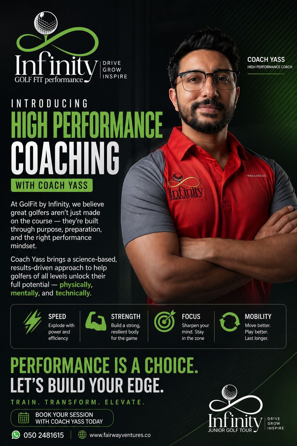 Introducing High Performance Coaching with Coach Yass — GOLF Fit by Infinity